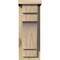 Ekena Millwork Mediterranean Rough Sawn Corbel w/Backplate, Douglas Fir, 6"W x 8"D x 16"H COR06X08X16MED01RDF - alternate 2